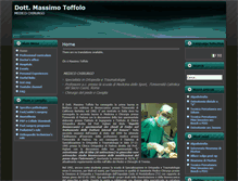 Tablet Screenshot of massimotoffolo.it